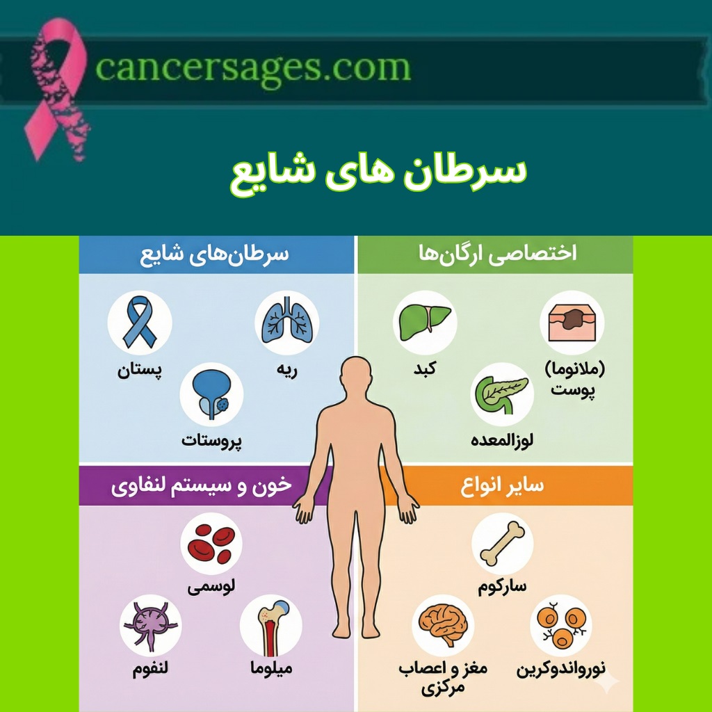 سرطان های شایع