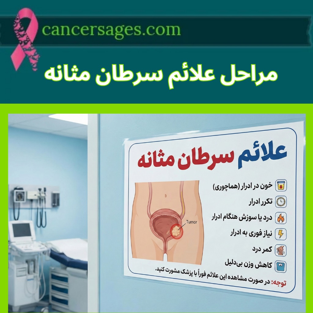 مراحل علائم سرطان مثانه